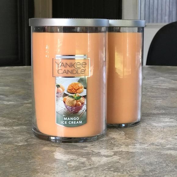 Yankee Candle Mango Ice Cream Large 22 Oz. Tumbler, New - Picture 5 of 9